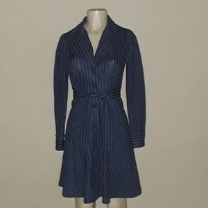 Navy blue/ White stripe dress